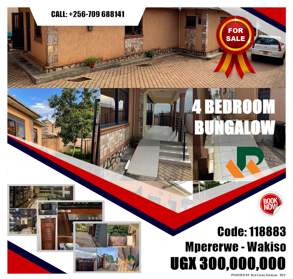 4 bedroom Bungalow  for sale in Mpererwe Wakiso Uganda, code: 118883