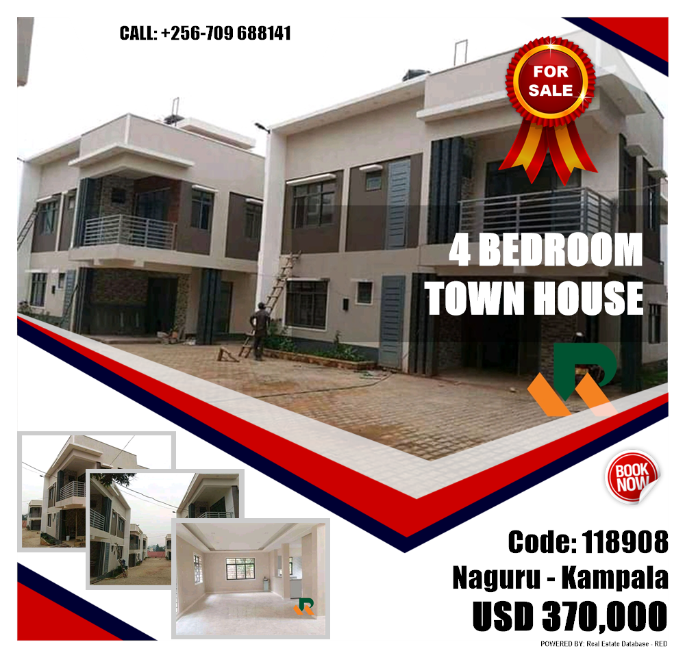 4 bedroom Town House  for sale in Naguru Kampala Uganda, code: 118908