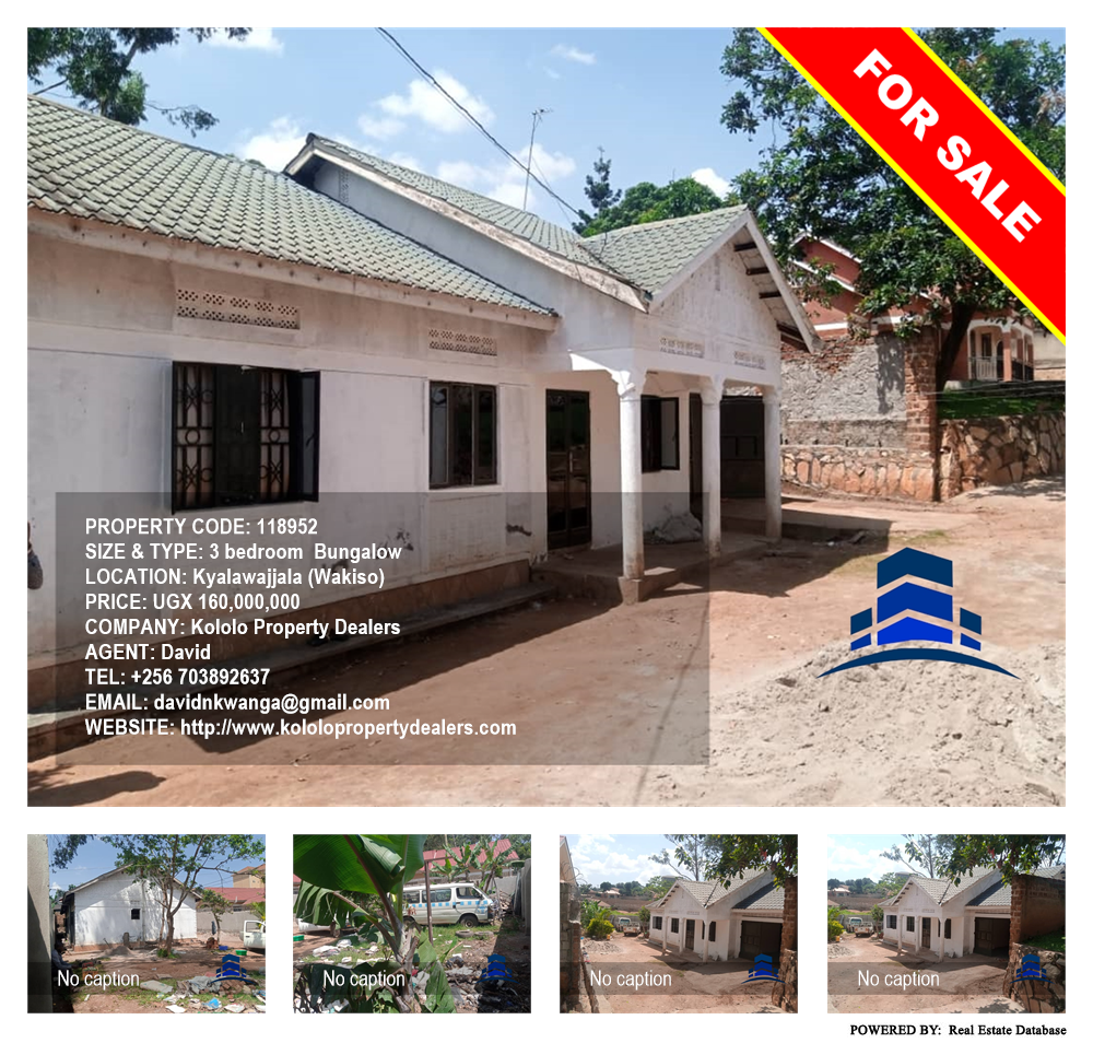 3 bedroom Bungalow  for sale in Kyaliwajjala Wakiso Uganda, code: 118952