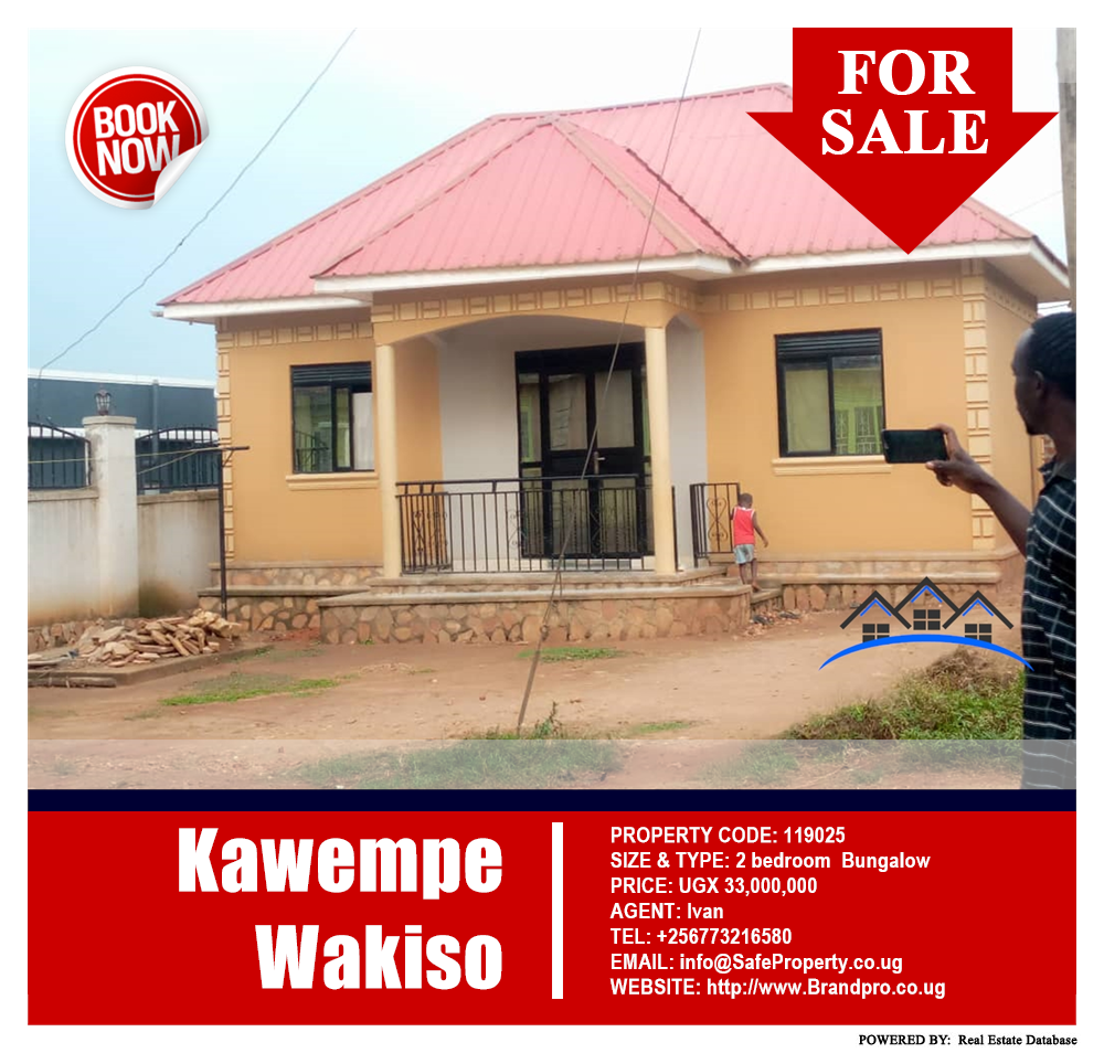 2 bedroom Bungalow  for sale in Kawempe Wakiso Uganda, code: 119025