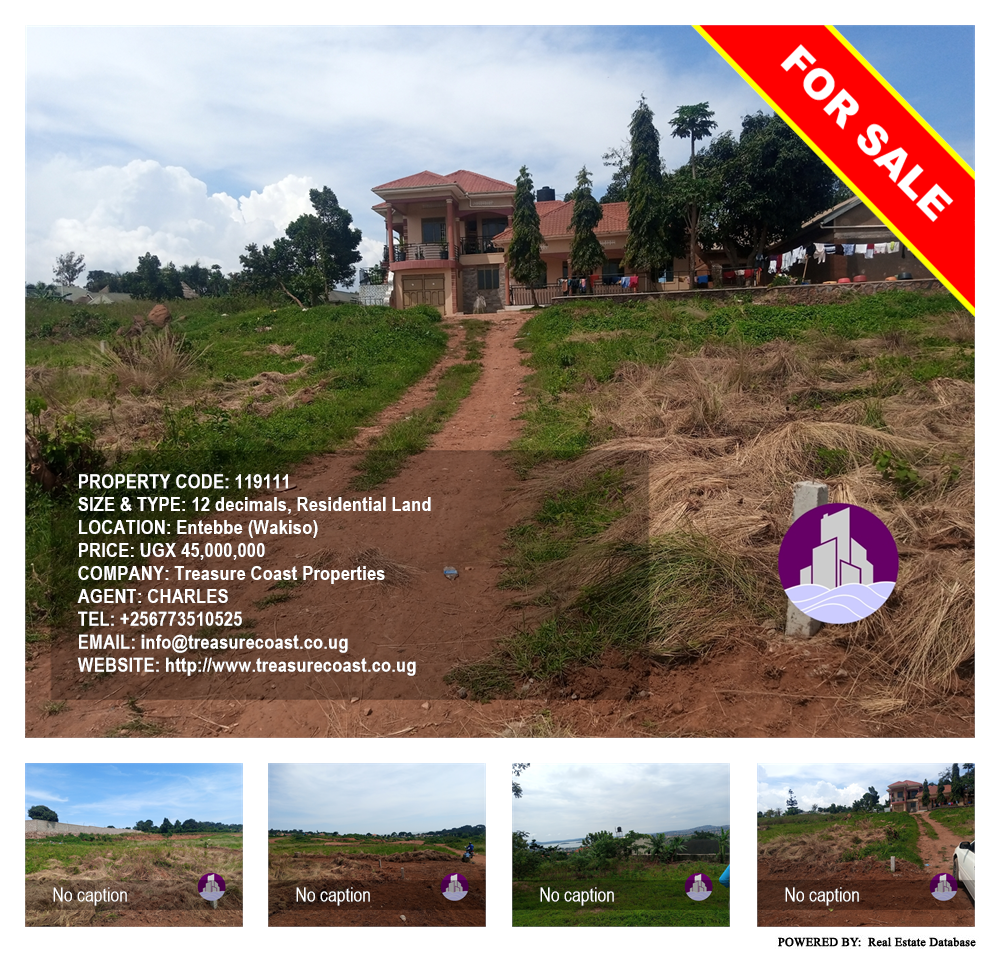 Residential Land  for sale in Entebbe Wakiso Uganda, code: 119111