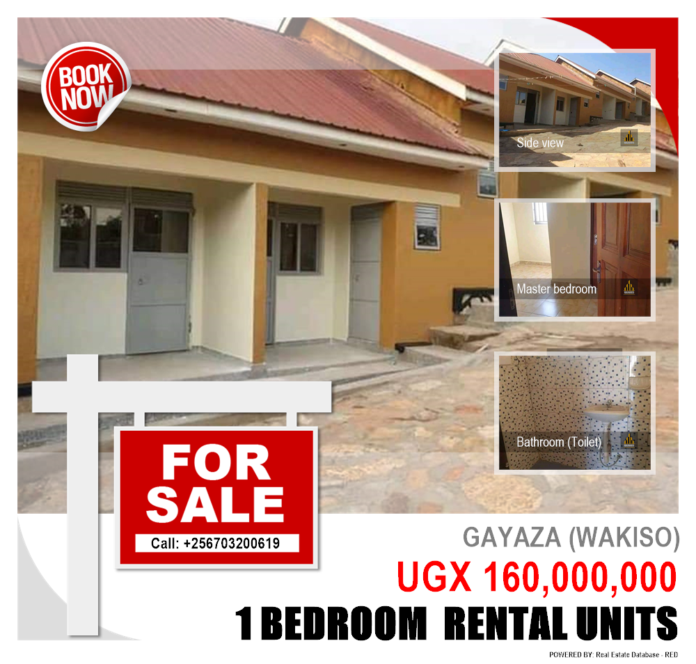 1 bedroom Rental units  for sale in Gayaza Wakiso Uganda, code: 119117