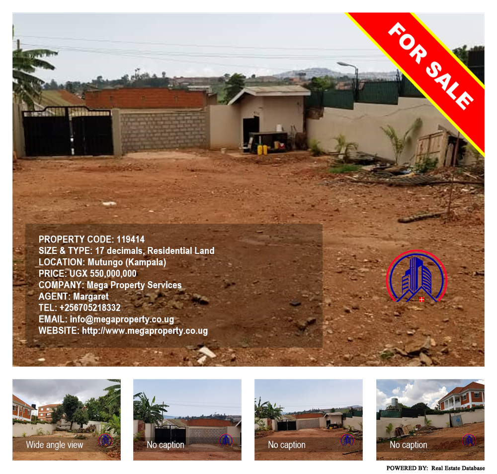Residential Land  for sale in Mutungo Kampala Uganda, code: 119414