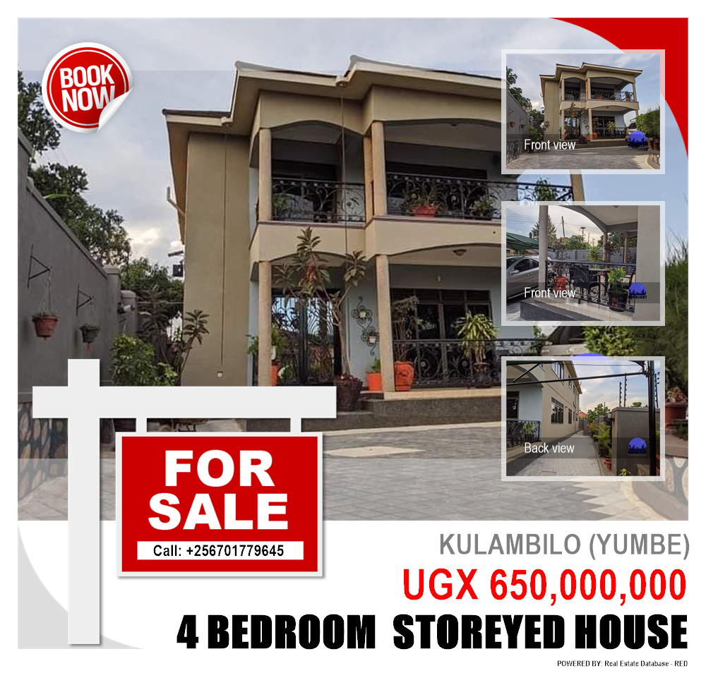 4 bedroom Storeyed house  for sale in Kulambilo Yumbe Uganda, code: 119425