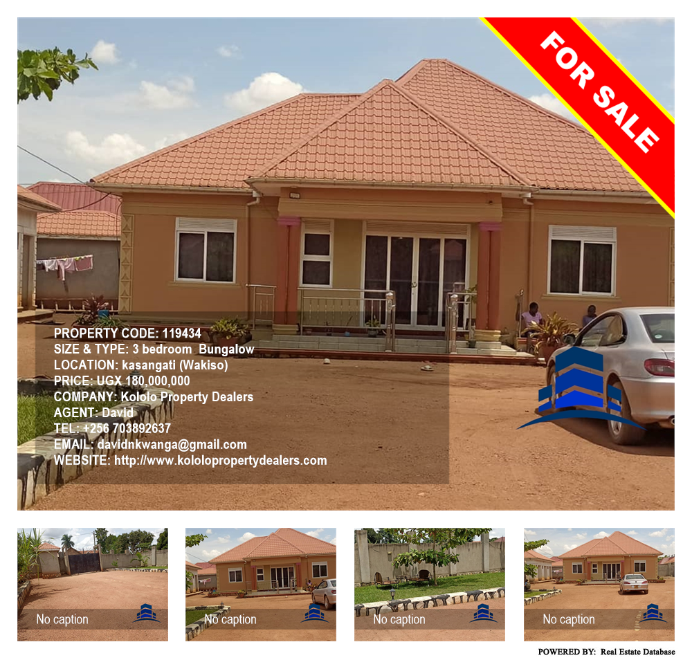 3 bedroom Bungalow  for sale in Kasangati Wakiso Uganda, code: 119434