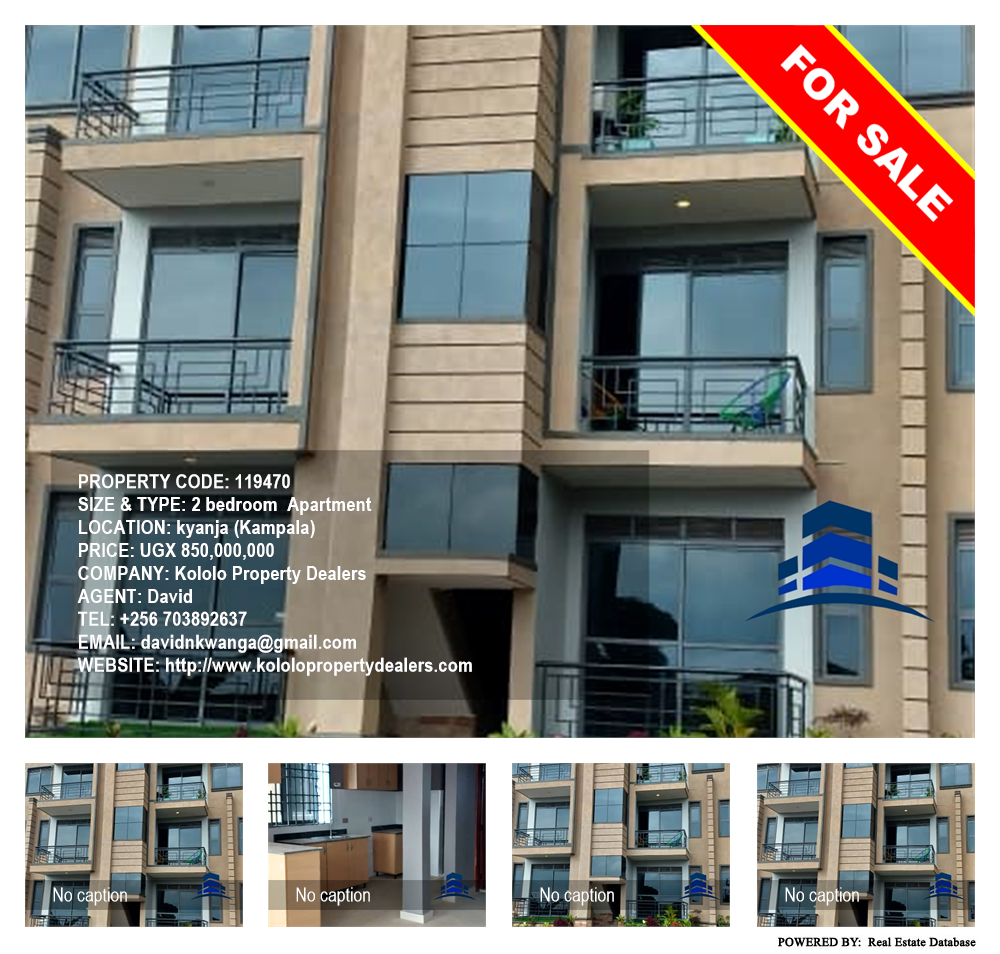 2 bedroom Apartment  for sale in Kyanja Kampala Uganda, code: 119470