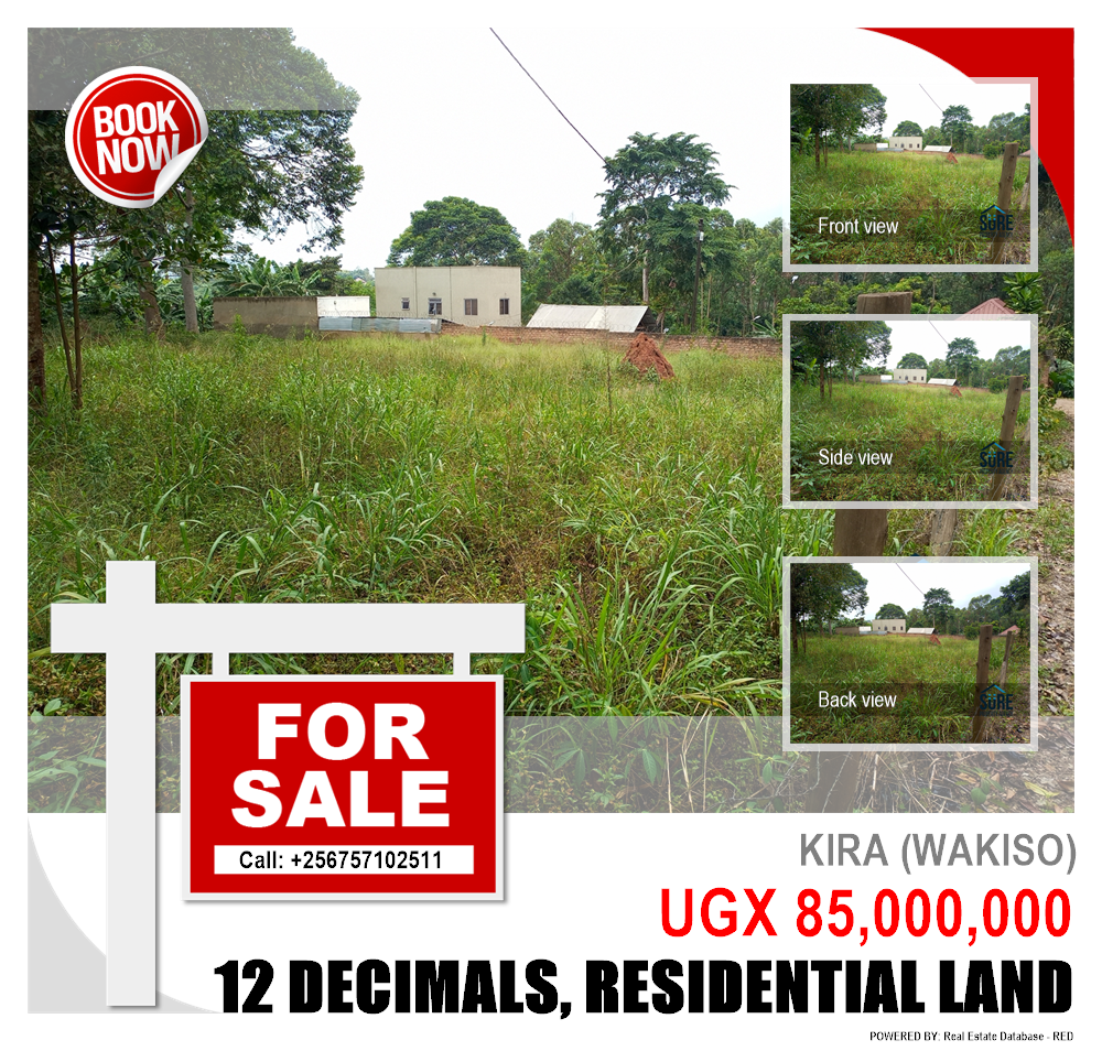Residential Land  for sale in Kira Wakiso Uganda, code: 119511