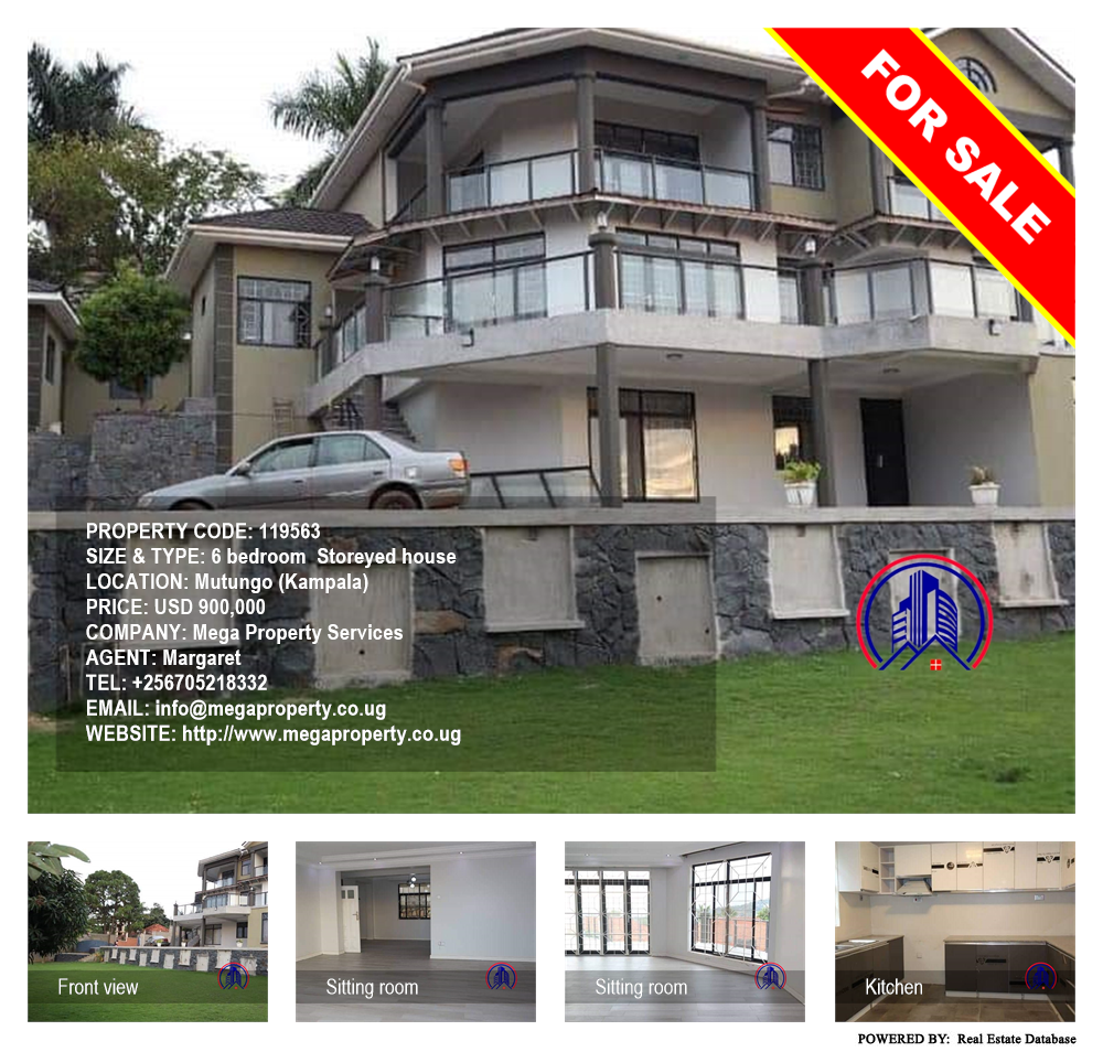 6 bedroom Storeyed house  for sale in Mutungo Kampala Uganda, code: 119563