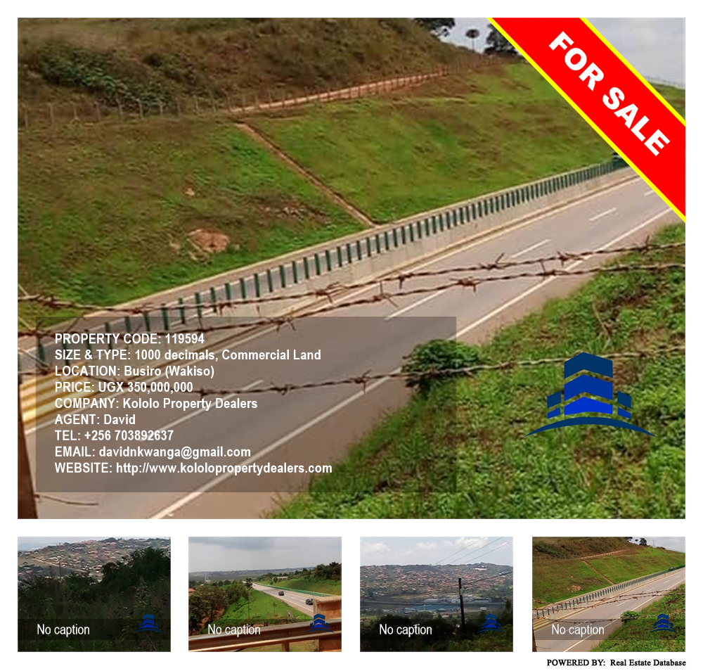 Commercial Land  for sale in Busiro Wakiso Uganda, code: 119594