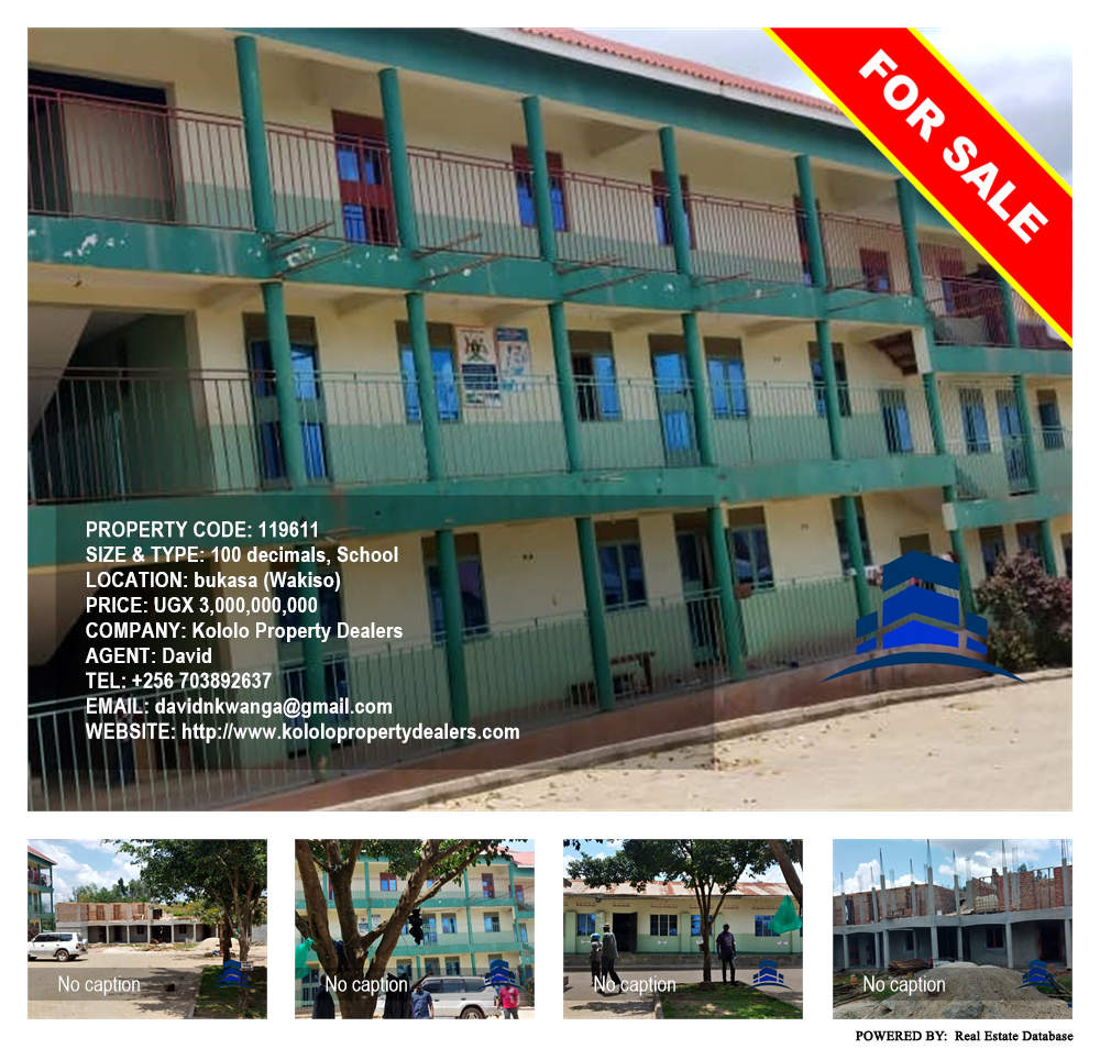 School  for sale in Bukasa Wakiso Uganda, code: 119611
