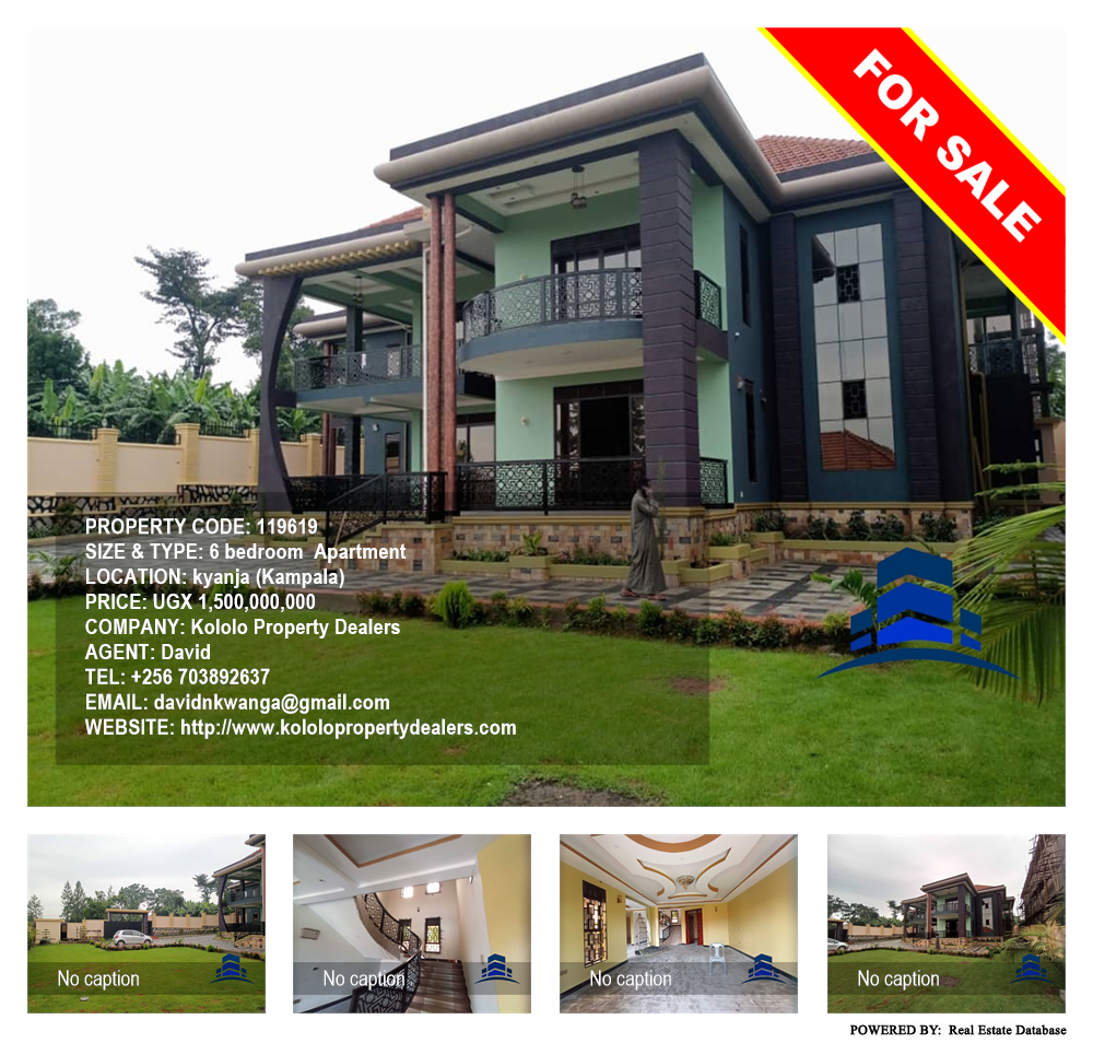 6 bedroom Apartment  for sale in Kyanja Kampala Uganda, code: 119619