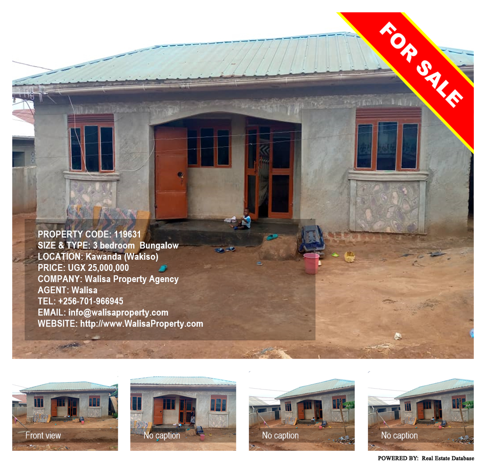 3 bedroom Bungalow  for sale in Kawanda Wakiso Uganda, code: 119631