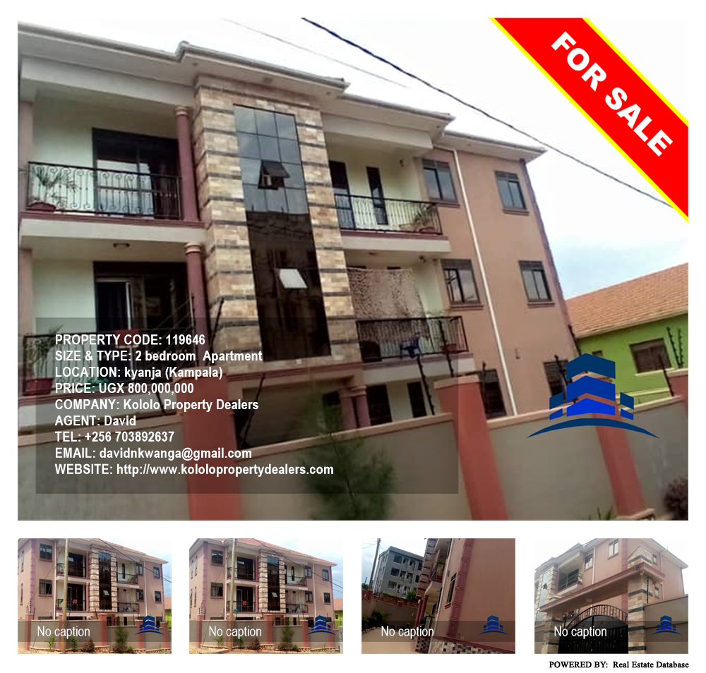 2 bedroom Apartment  for sale in Kyanja Kampala Uganda, code: 119646