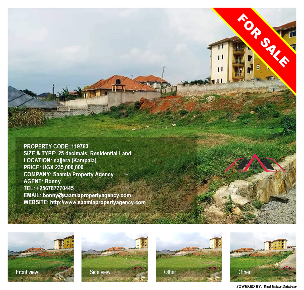 Residential Land  for sale in Najjera Kampala Uganda, code: 119763