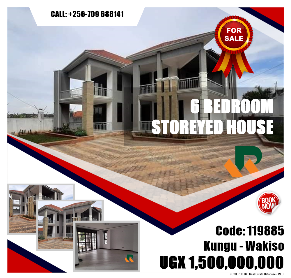 6 bedroom Storeyed house  for sale in Kungu Wakiso Uganda, code: 119885