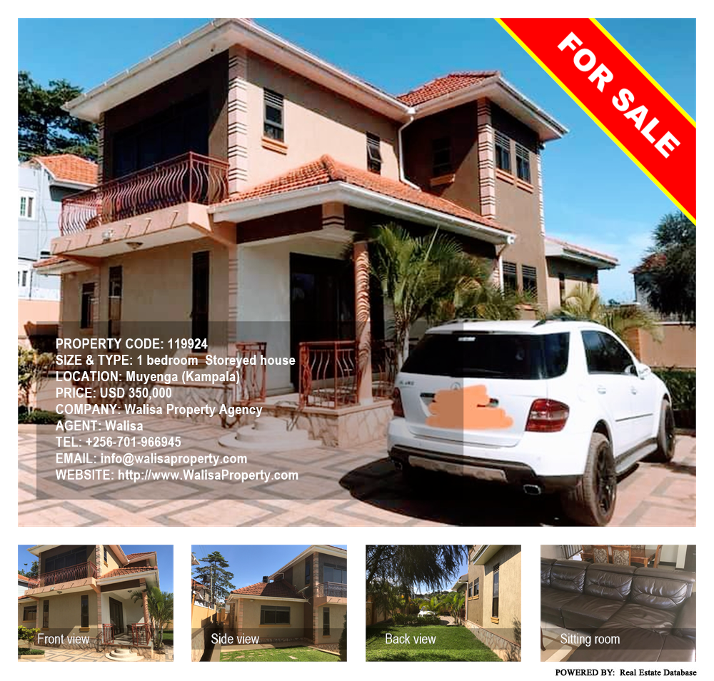 1 bedroom Storeyed house  for sale in Muyenga Kampala Uganda, code: 119924