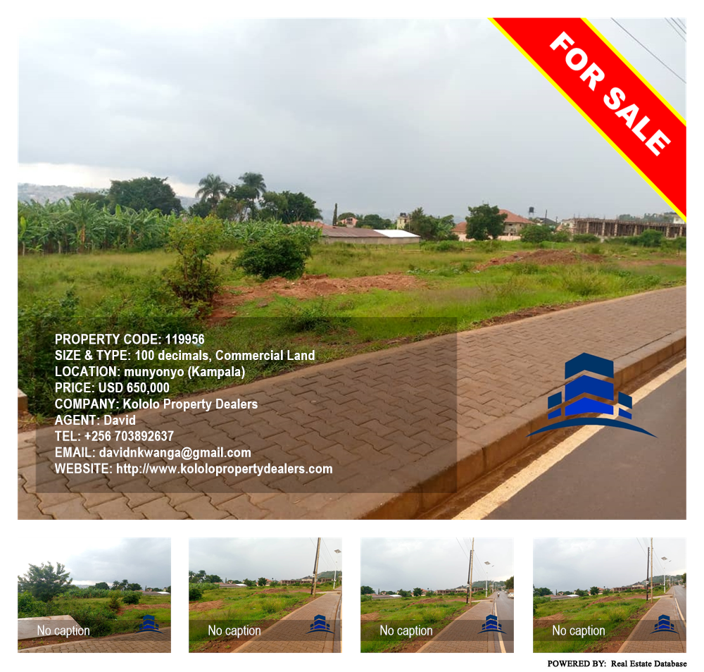Commercial Land  for sale in Munyonyo Kampala Uganda, code: 119956