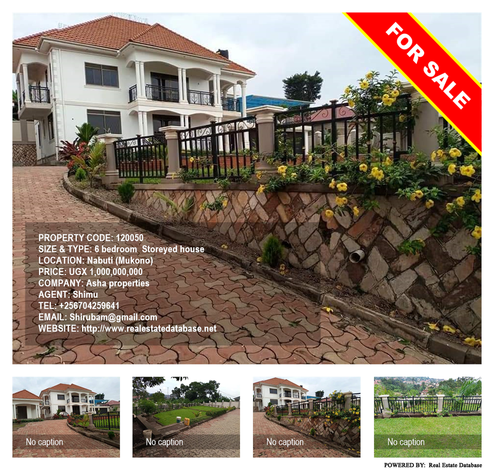 6 bedroom Storeyed house  for sale in Nabuti Mukono Uganda, code: 120050