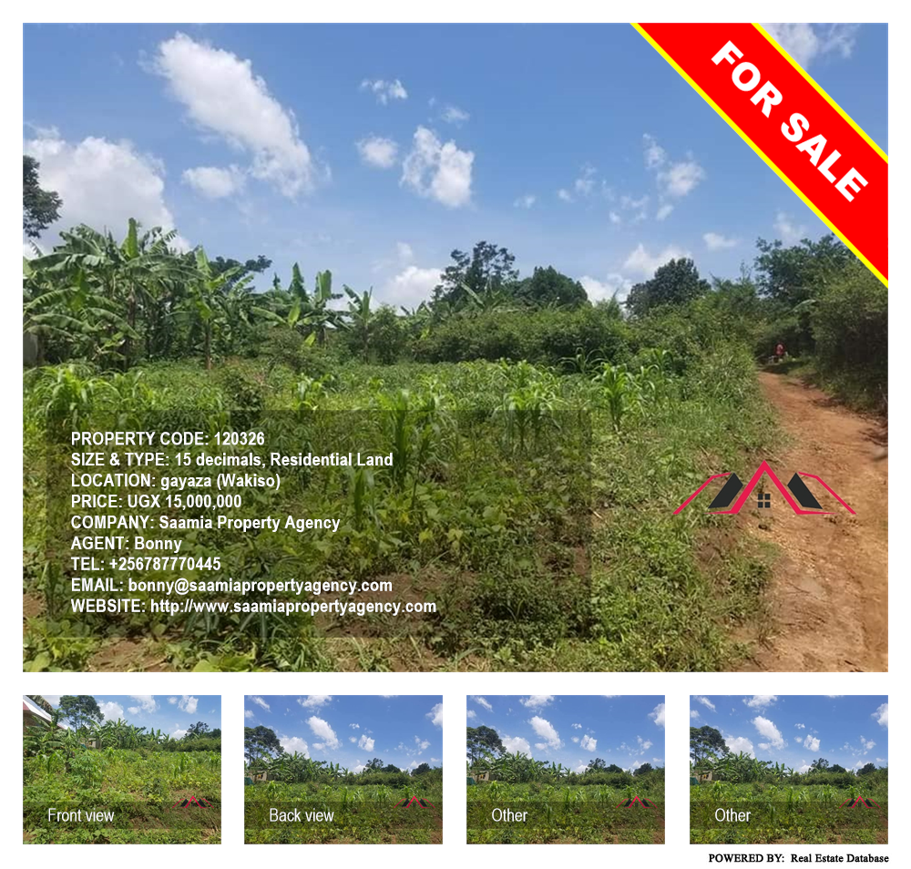 Residential Land  for sale in Gayaza Wakiso Uganda, code: 120326