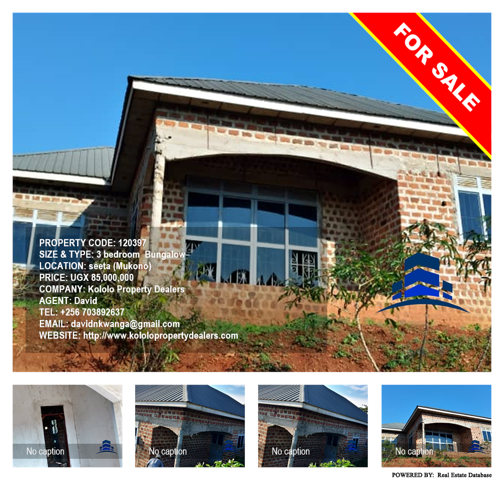 3 bedroom Bungalow  for sale in Seeta Mukono Uganda, code: 120397