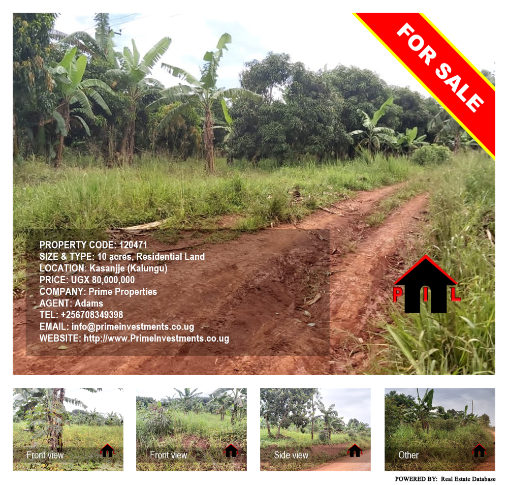 Residential Land  for sale in Kasanjje Kalungu Uganda, code: 120471