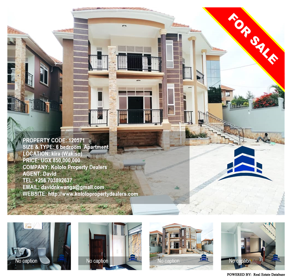 6 bedroom Apartment  for sale in Kira Wakiso Uganda, code: 120571