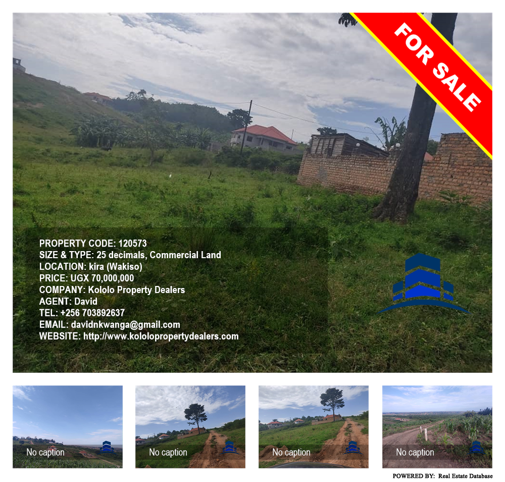 Commercial Land  for sale in Kira Wakiso Uganda, code: 120573