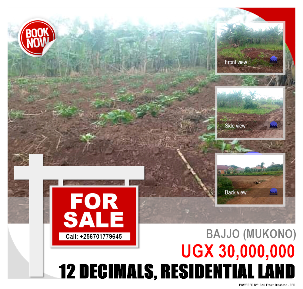 Residential Land  for sale in Bajjo Mukono Uganda, code: 120673