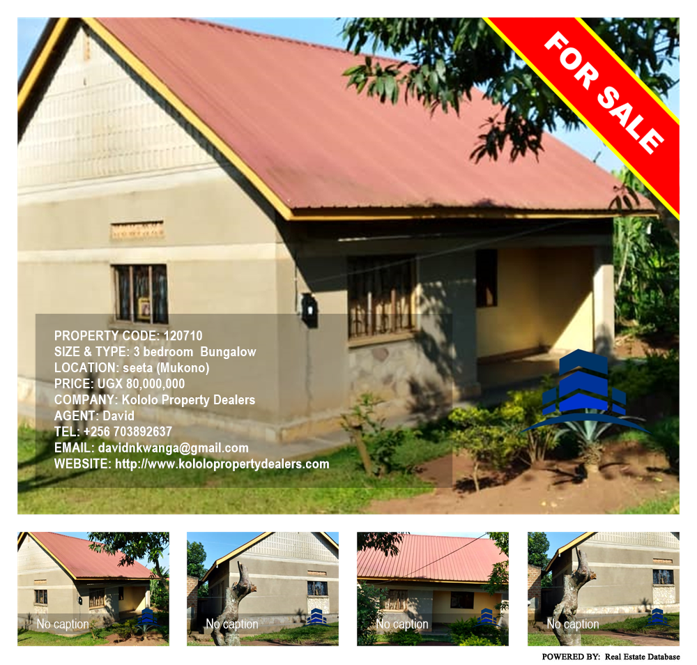 3 bedroom Bungalow  for sale in Seeta Mukono Uganda, code: 120710
