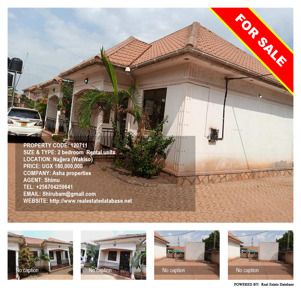 2 bedroom Rental units  for sale in Najjera Wakiso Uganda, code: 120711