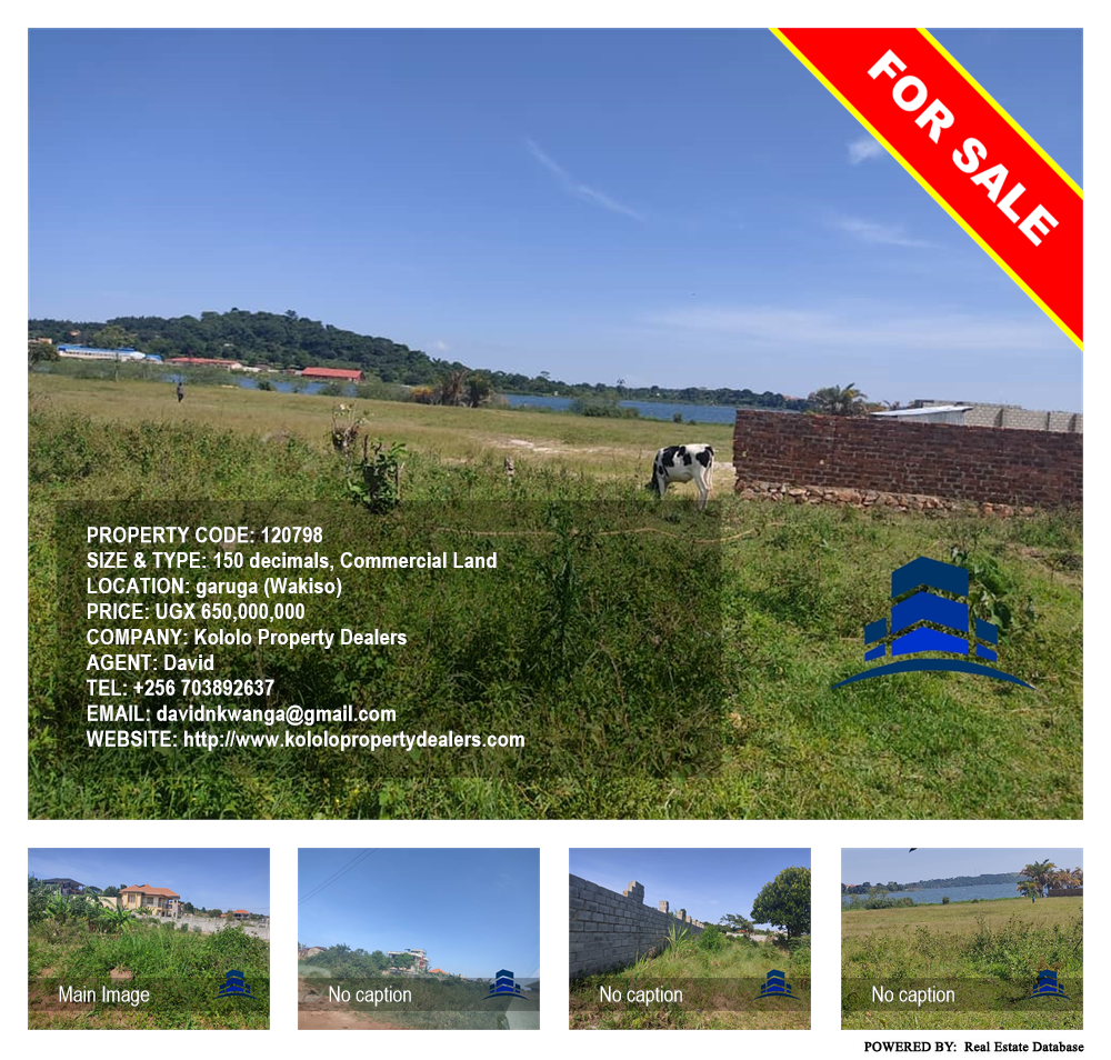 Commercial Land  for sale in Garuga Wakiso Uganda, code: 120798