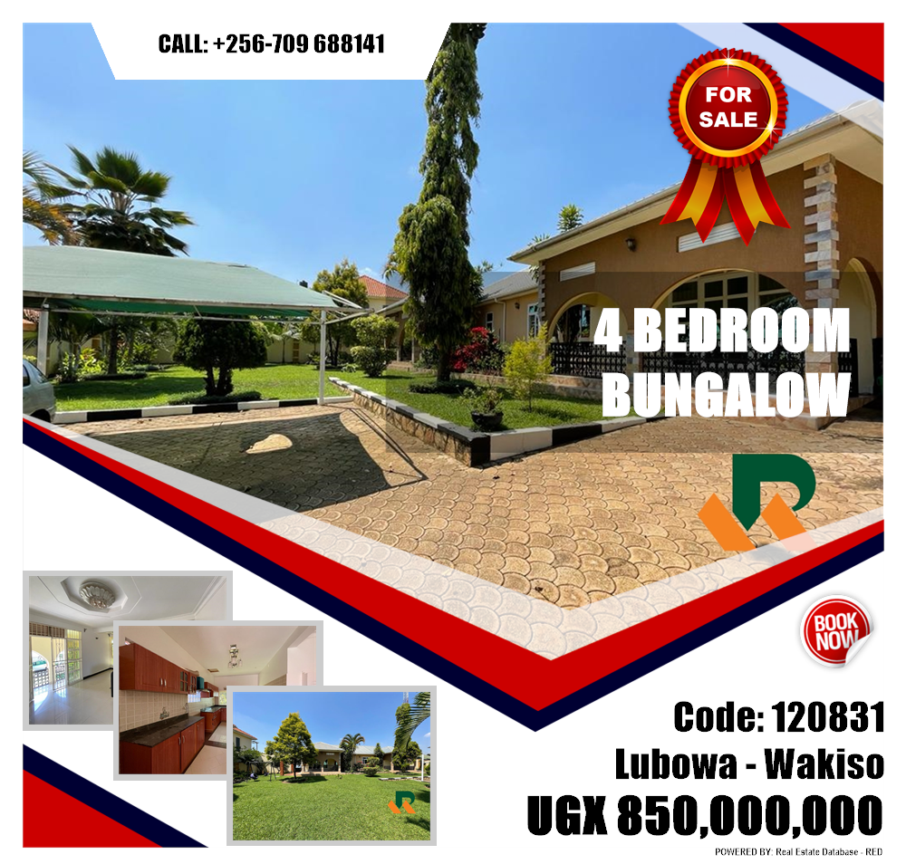 4 bedroom Bungalow  for sale in Lubowa Wakiso Uganda, code: 120831