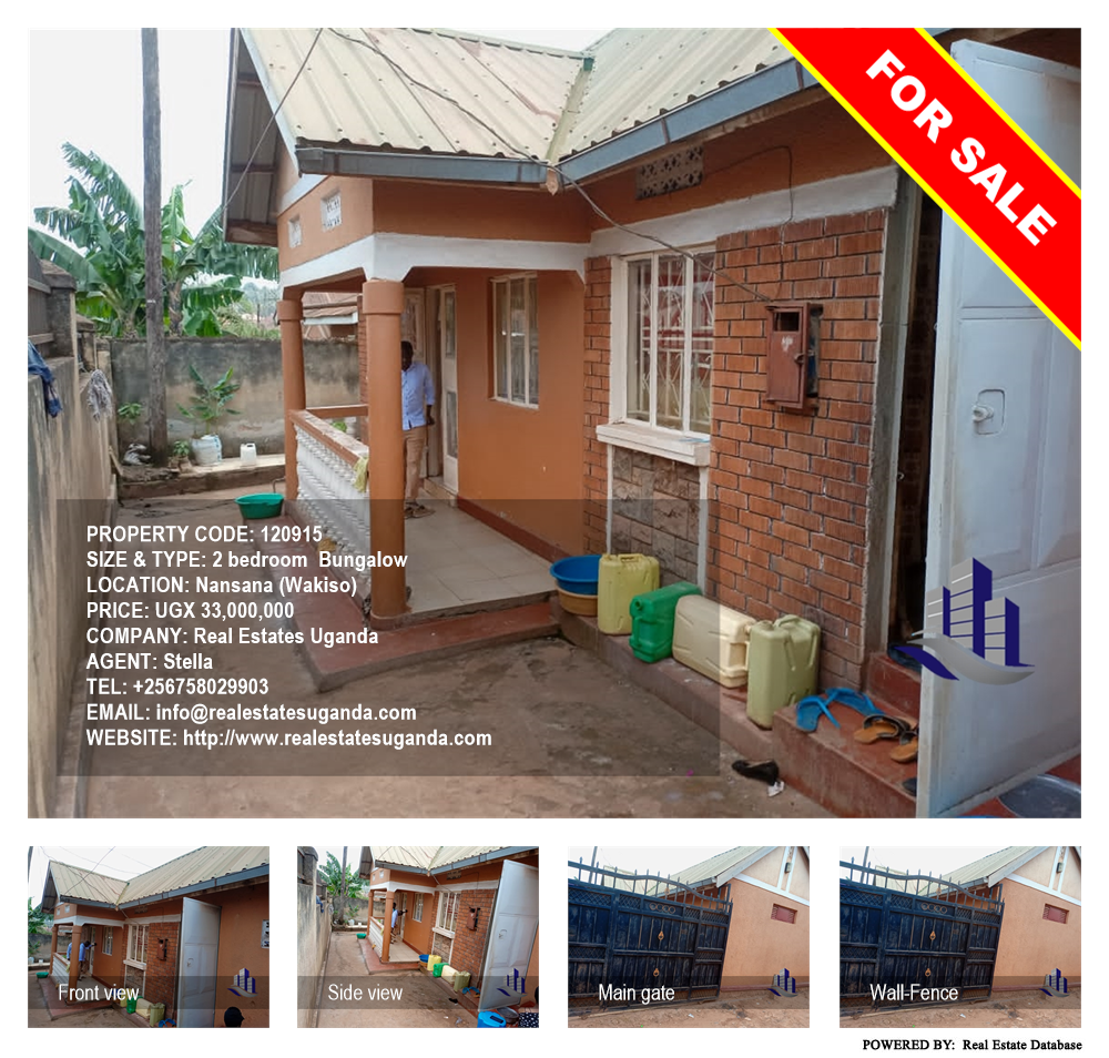 2 bedroom Bungalow  for sale in Nansana Wakiso Uganda, code: 120915