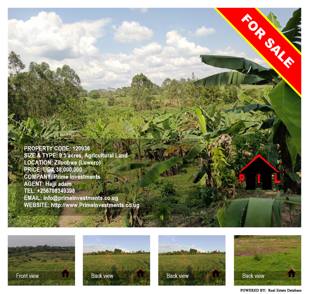 Agricultural Land  for sale in Ziloobwe Luweero Uganda, code: 120936