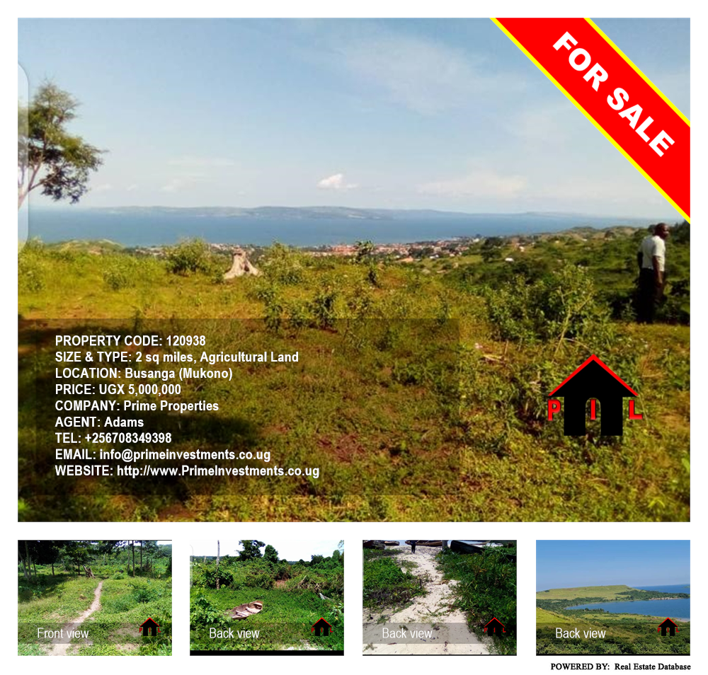 Agricultural Land  for sale in Busanga Mukono Uganda, code: 120938