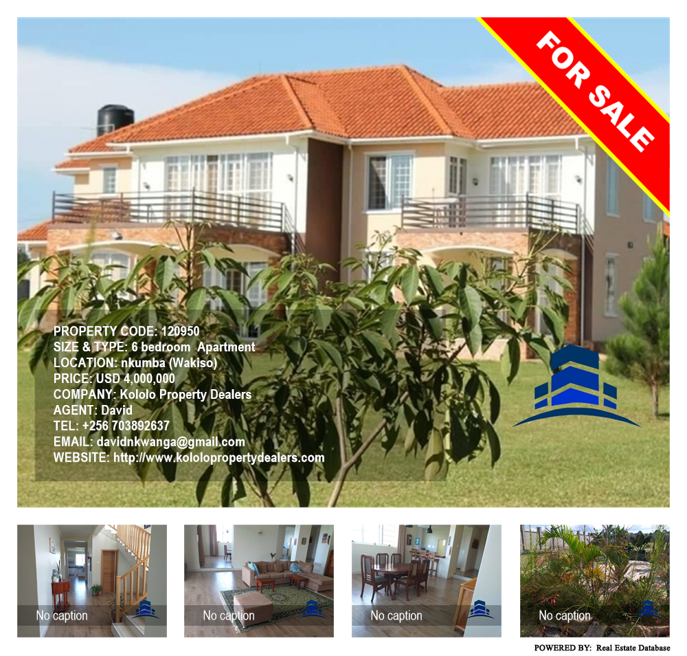 6 bedroom Apartment  for sale in Nkumba Wakiso Uganda, code: 120950