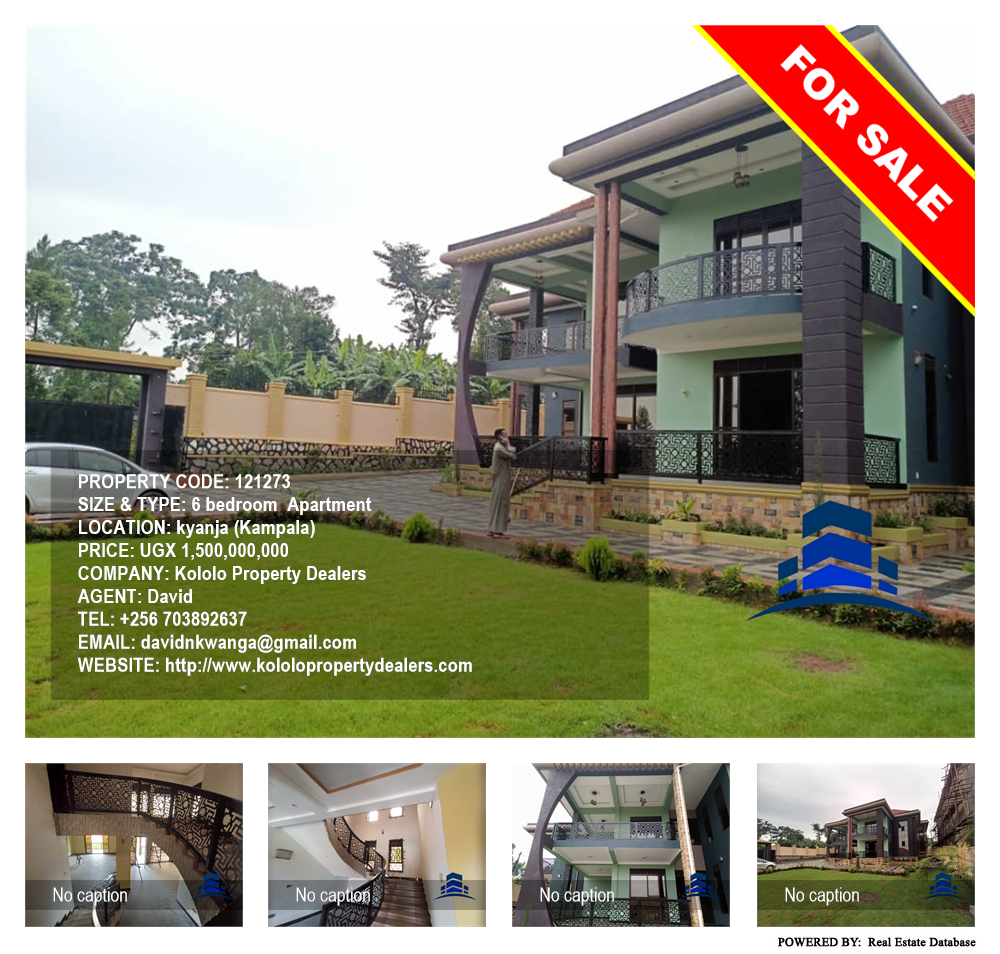 6 bedroom Apartment  for sale in Kyanja Kampala Uganda, code: 121273