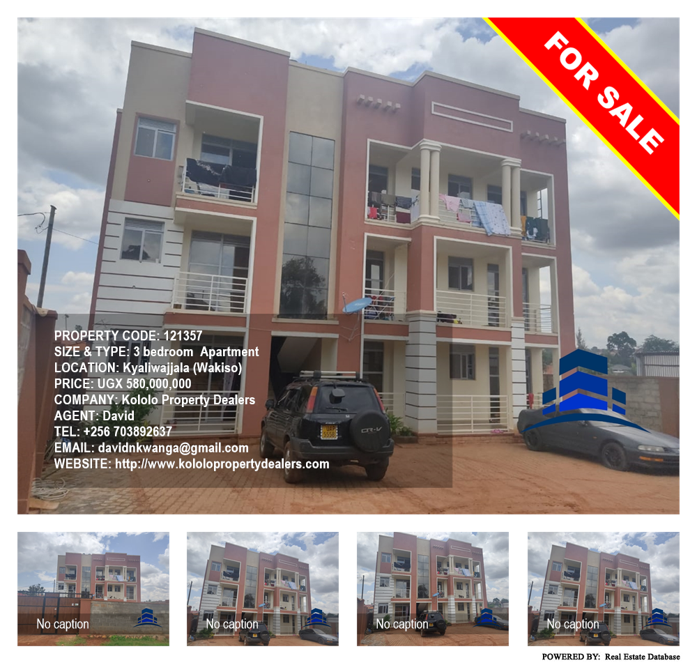 3 bedroom Apartment  for sale in Kyaliwajjala Wakiso Uganda, code: 121357