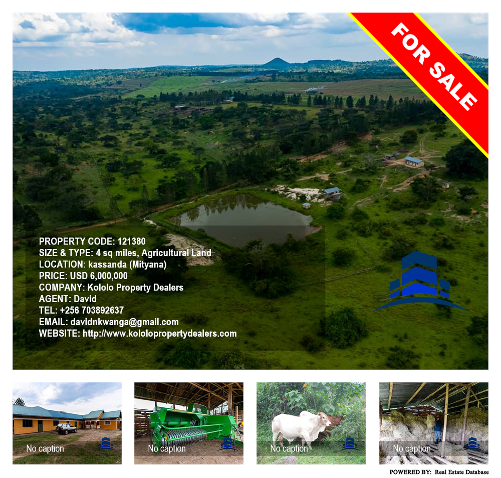 Agricultural Land  for sale in Kassanda Mityana Uganda, code: 121380