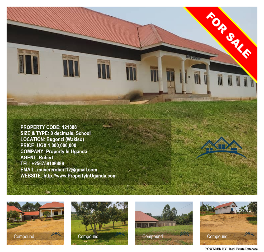 School  for sale in Bugonzi Wakiso Uganda, code: 121388