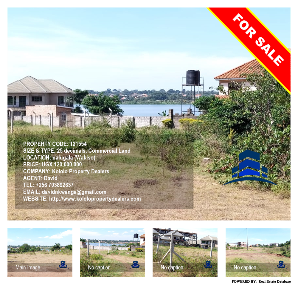Commercial Land  for sale in Nalugala Wakiso Uganda, code: 121554