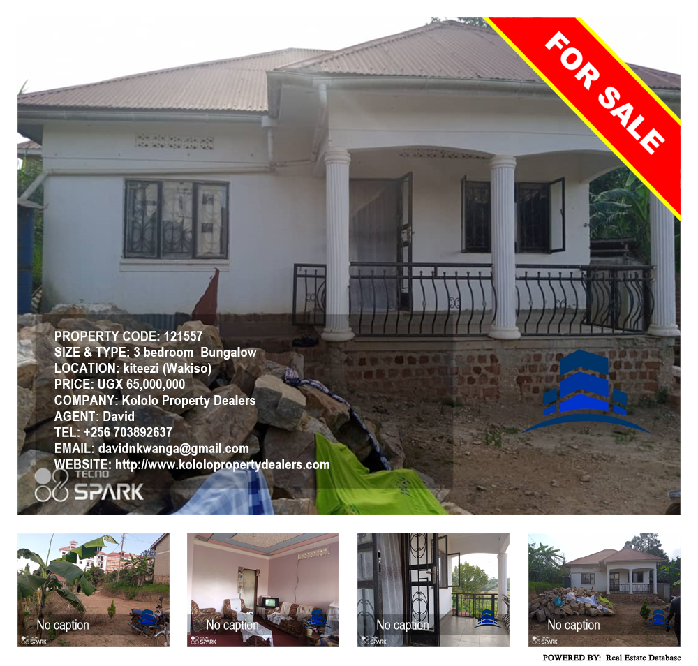 3 bedroom Bungalow  for sale in Kiteezi Wakiso Uganda, code: 121557
