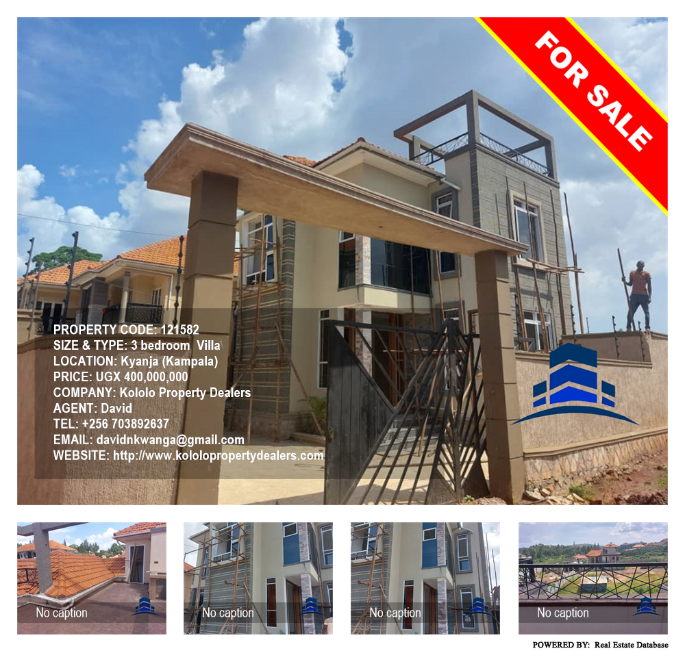 3 bedroom Villa  for sale in Kyanja Kampala Uganda, code: 121582