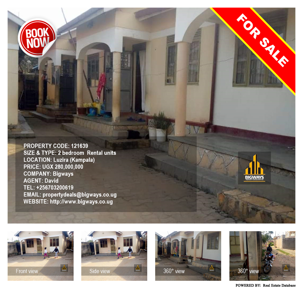 2 bedroom Rental units  for sale in Luzira Kampala Uganda, code: 121639