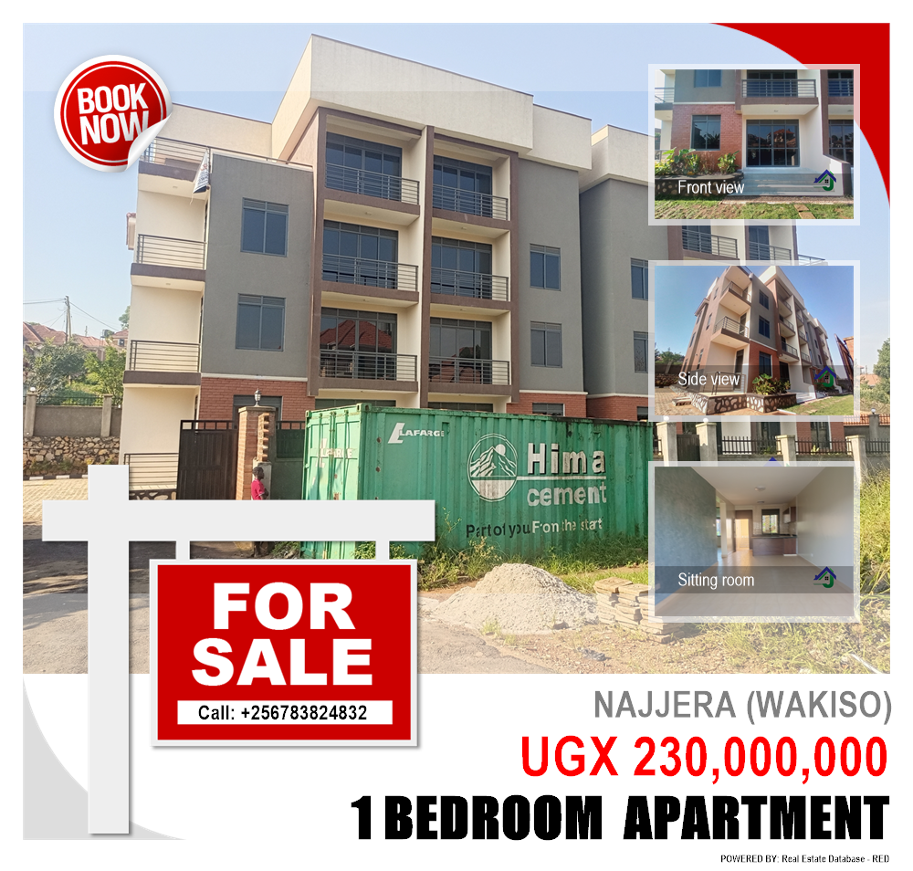 1 bedroom Apartment  for sale in Najjera Wakiso Uganda, code: 121673