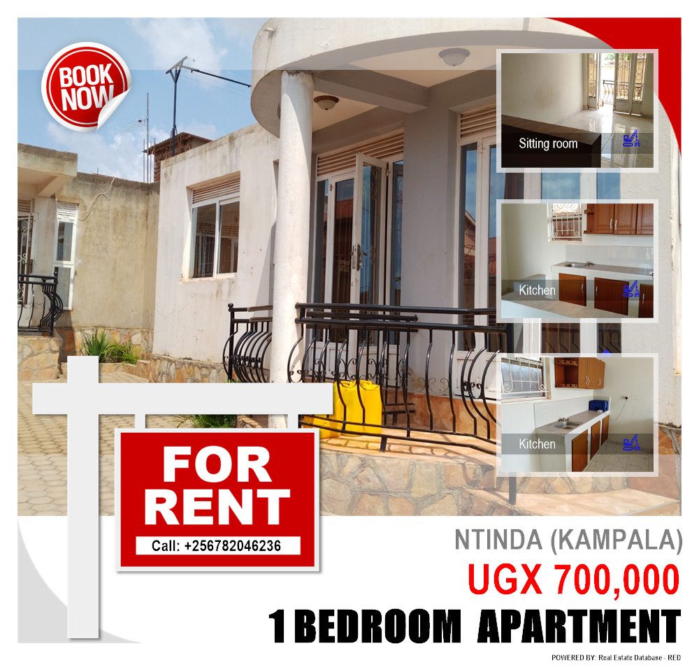 1 bedroom Apartment  for rent in Ntinda Kampala Uganda, code: 121742