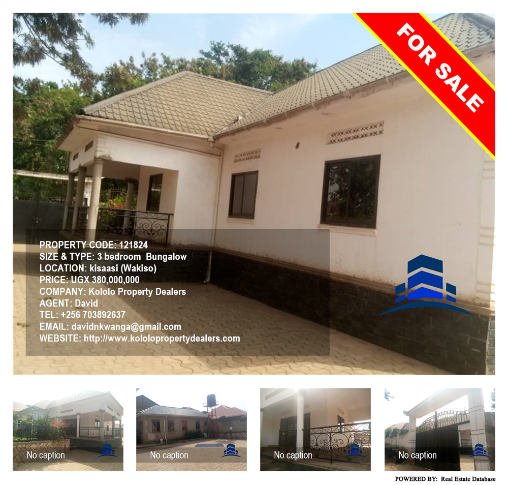 3 bedroom Bungalow  for sale in Kisaasi Wakiso Uganda, code: 121824