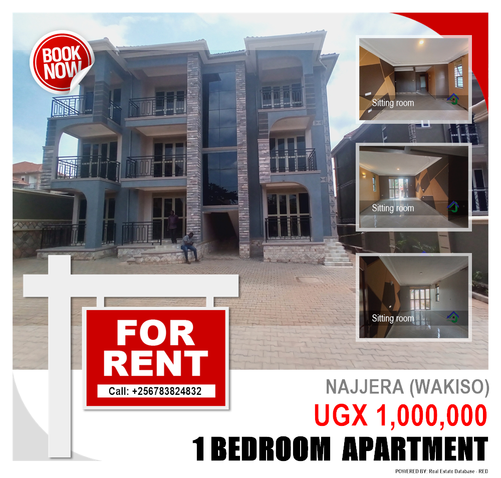 1 bedroom Apartment  for rent in Najjera Wakiso Uganda, code: 121868