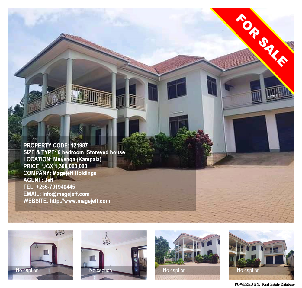 6 bedroom Storeyed house  for sale in Muyenga Kampala Uganda, code: 121987