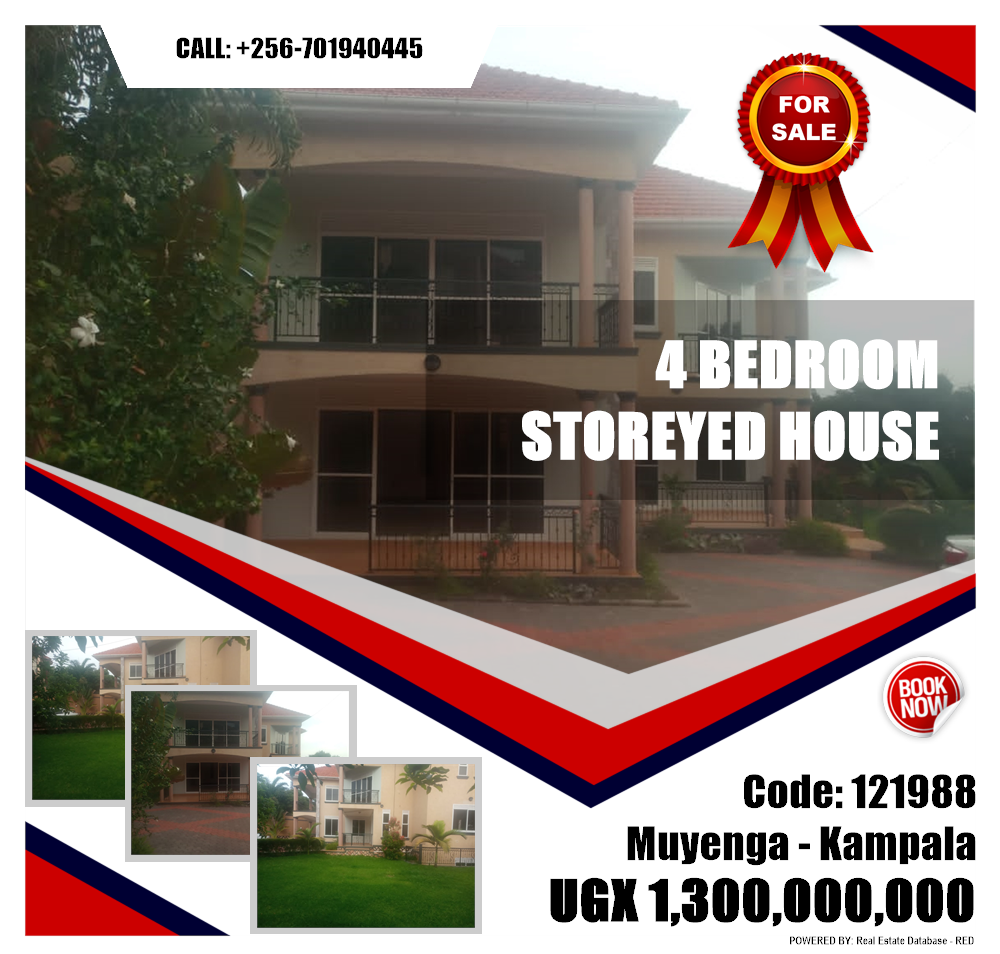 4 bedroom Storeyed house  for sale in Muyenga Kampala Uganda, code: 121988